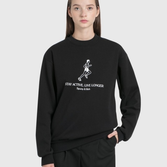 SPORTY & RICH SWEATSHIRT - Picture 1 of 5